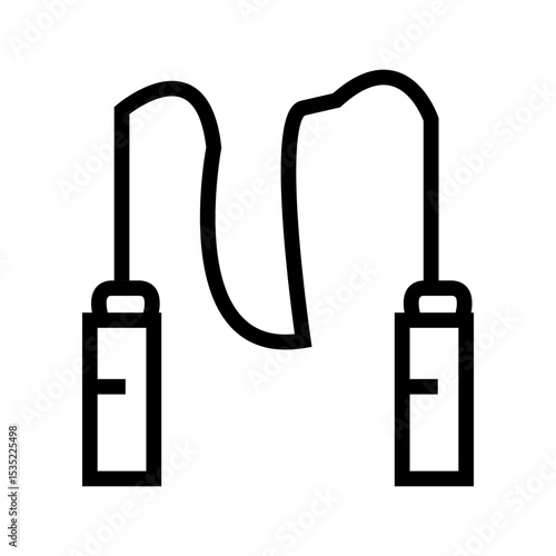 jump rope vector illustration