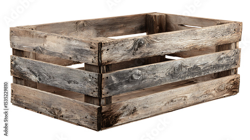 Wallpaper Mural Rustic wooden crate for storage or decoration. Torontodigital.ca