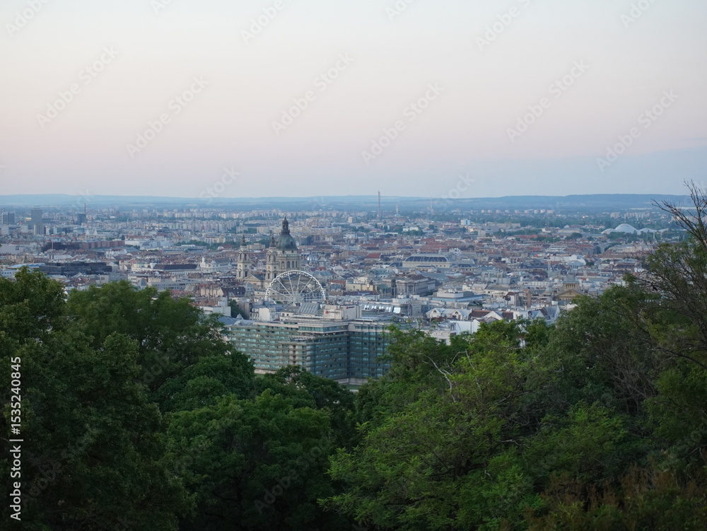 Obraz premium panoramic view of budapest