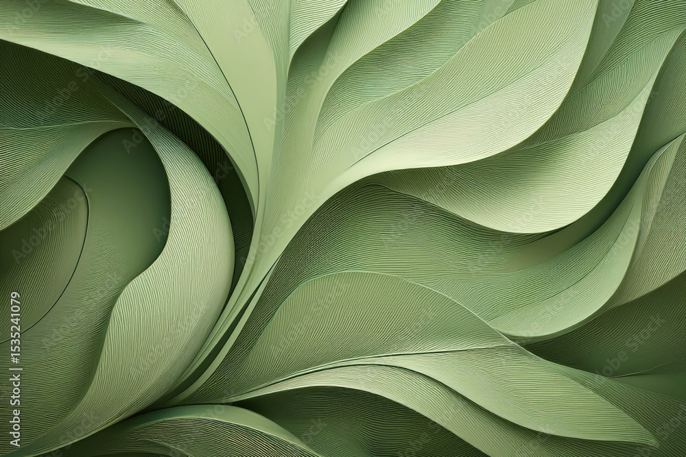 custom made wallpaper toronto digitalSoft Organic Abstract Background in Sage Green