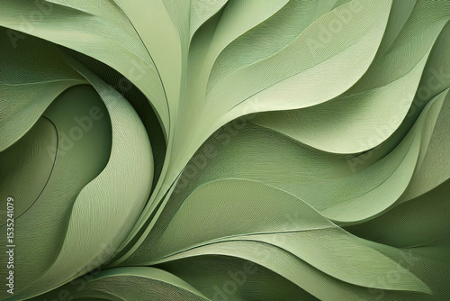 Wallpaper Mural Soft Organic Abstract Background in Sage Green Torontodigital.ca