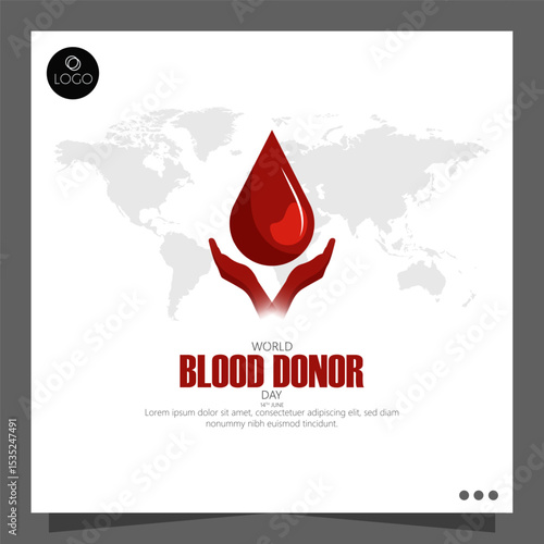 Blood Bold Design
Donor Distinctive Logo