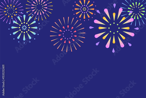 Colorful fireworks