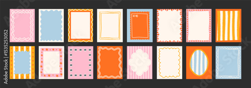 Abstract frames posters in minimalist style. Wall decor, trendy banners in the cartoon style of Matisse.Linear drawings, decor of wallpaper, walls, print and postcards
