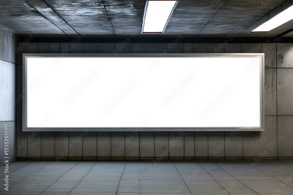 Horizontal Blank Advertising Banners & Posters Mockup: Versatile Promotional Display Horizontal Blank Advertising Banners & Posters Mockup: Versatile Promotional Display