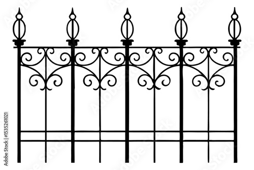 wrought iron wrought iron fence