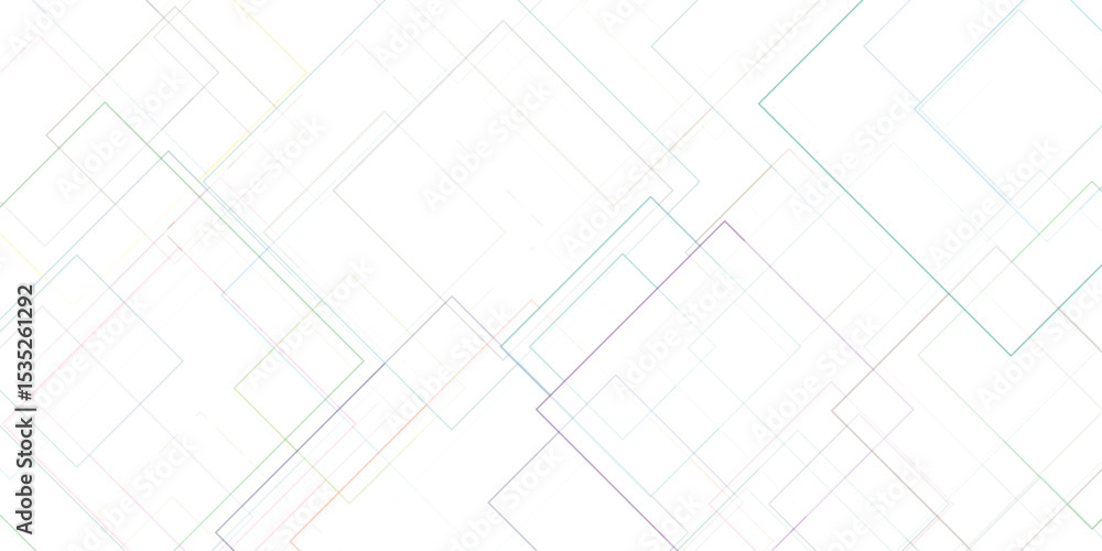 Overlapping geometric shapes creating an illusion of depth and complexity in a soft colored toned design. Overlapping geometric shapes creating an illusion of depth and complexity in a soft colored toned design.