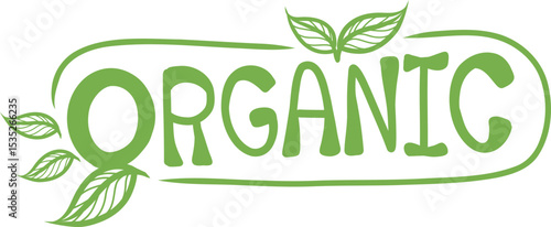 Organic food products logo. Ecology farm bio food vector premium badges stock illustration