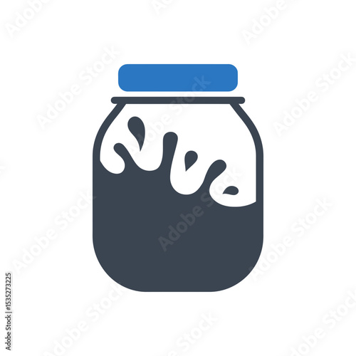 Jar with Liquid Icon