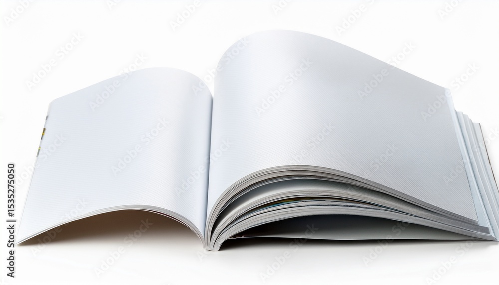 mock up magazine newspaper or catalog isolated on white background mock up magazine newspaper or catalog isolated on white background