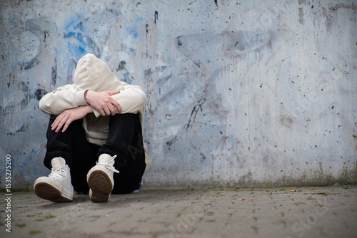 A Man Feeling Depressed and Anxious, Covering His Face In His Hands