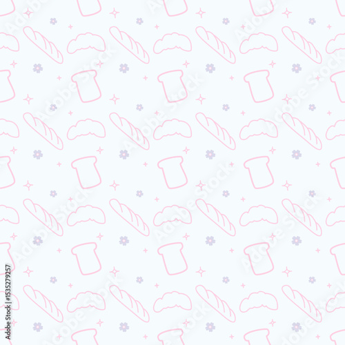 seamless pattern bread