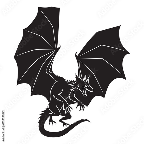 Photos Iconic Deadly Basilisk Fearsome Predator Concept Graphic, with a Big, Strong Sha