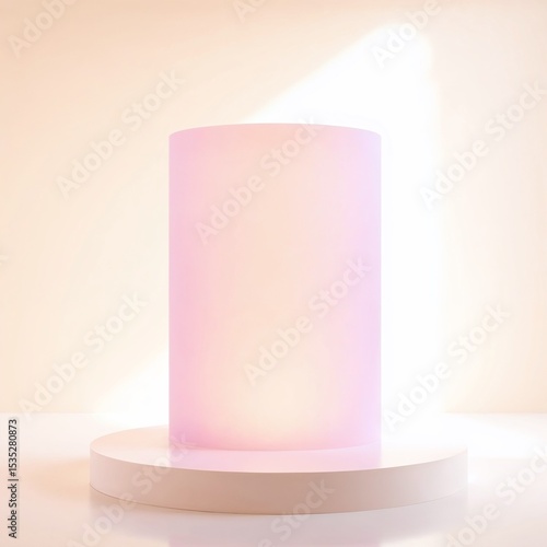 Wallpaper Mural Podium built into a snowy hill with pine trees in the background, soft winter lighting (40) Torontodigital.ca