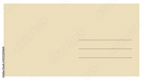 Empty postcard design template