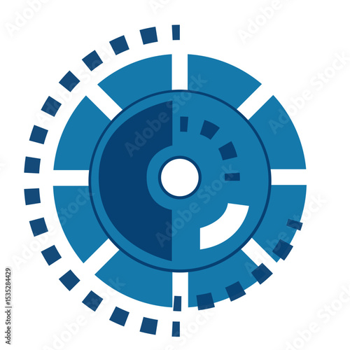 Circle Tech Futuristic