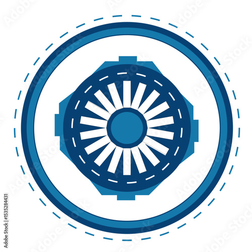 Circle Tech Futuristic