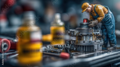 Mechanic engine repair