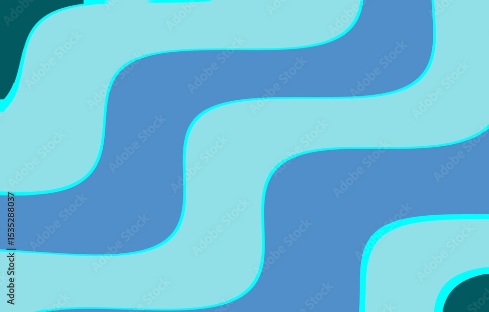 Abstract Swirling Vortex Blue and Teal Abstract Art Abstract Swirling Vortex Blue and Teal Abstract Art