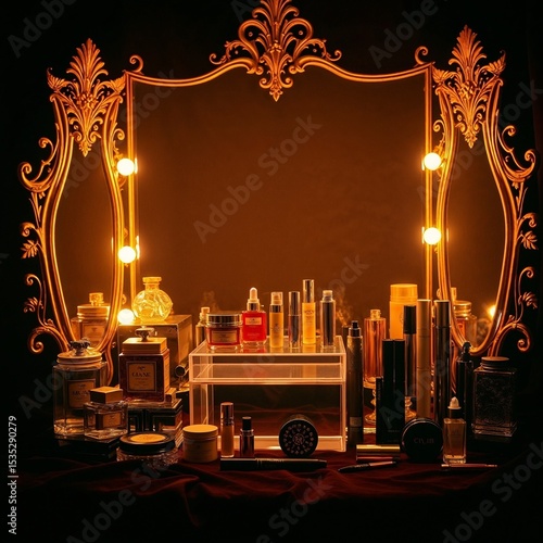 Wallpaper Mural Organized walk-in closet with neutral shelves and a soft square podium placed on plush carpet Torontodigital.ca