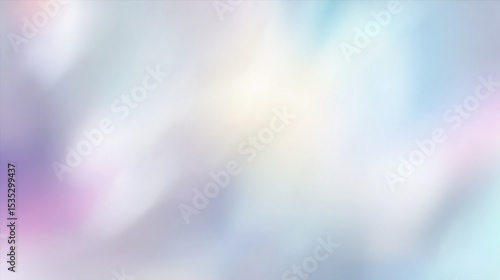 iridescent pearl mist background, gentle gradients of ivory, soft lilac and sky blue, smooth 