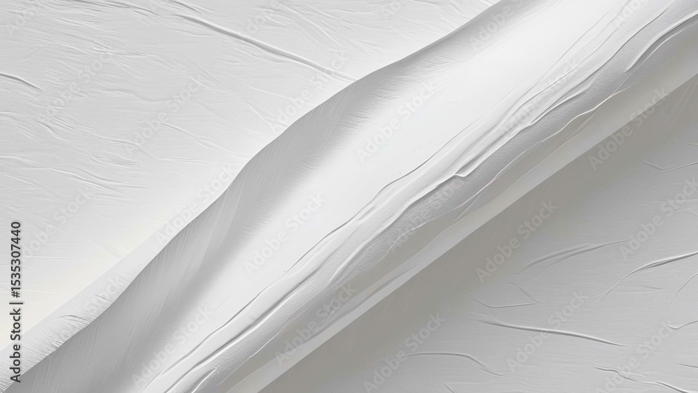 Fototapeta premium White textured paper background with fine grain detail, suitable for design mockups or artistic projects.