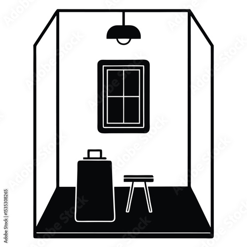 Minimalist Room Interior Design Simple Space, Modern Style