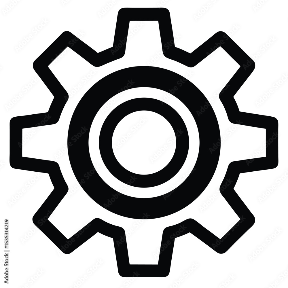 ⚙️Mechanism, Cogwheel, Gear, Engineering, Machine Part Seamlessly Integrated Design