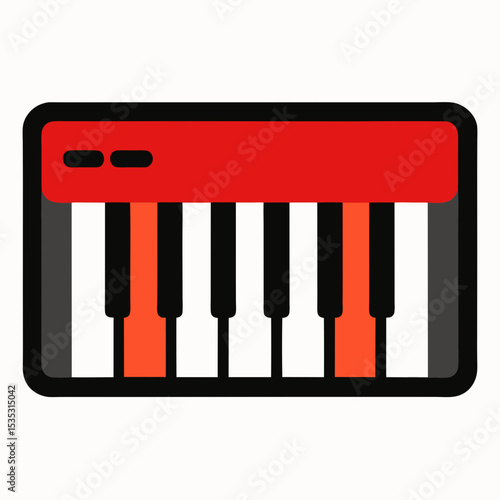 keyboard icon on white background  .svg