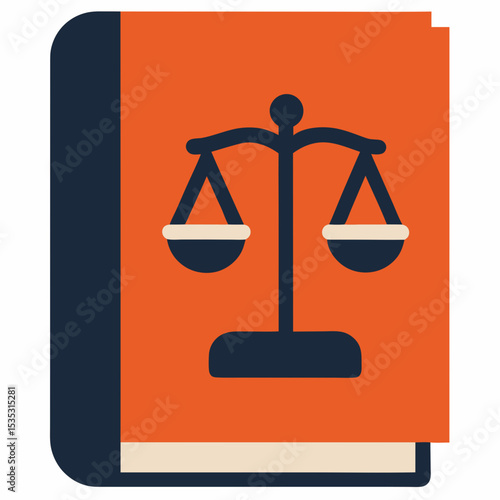 law book icon on white background  .svg