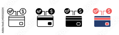 Pay Gateway icon sheet multiple style collection