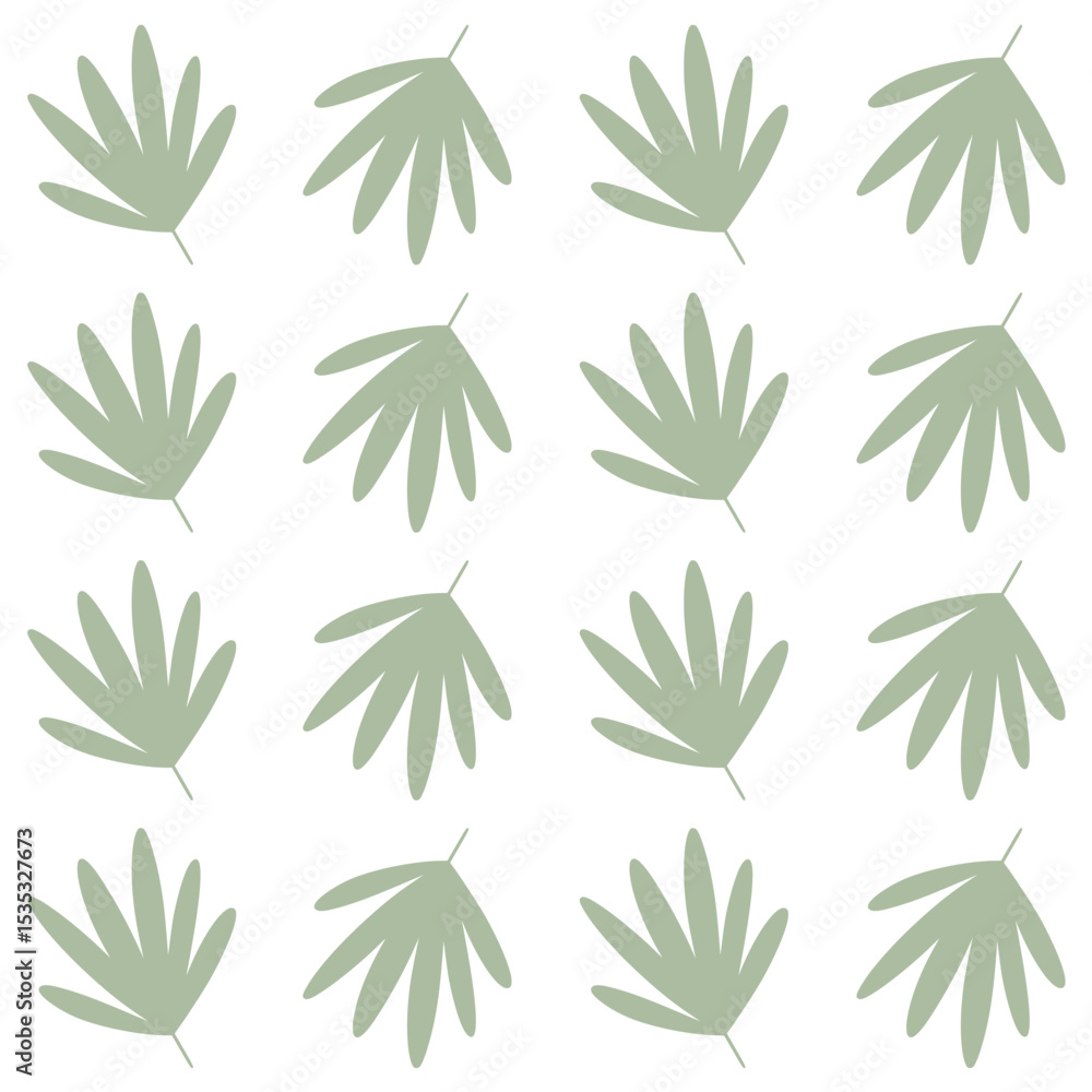 Minimalist and aesthetic leaf seamless pattern. This calm and organic design is suitable for backgrounds, textiles, packaging, branding, web design and more. Minimalist and aesthetic leaf seamless pattern. This calm and organic design is suitable for backgrounds, textiles, packaging, branding, web design and more.