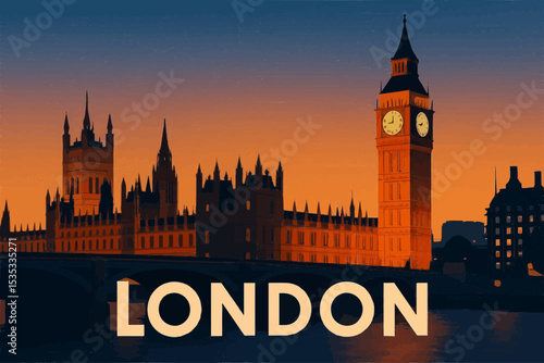 London Horizon at Dusk

