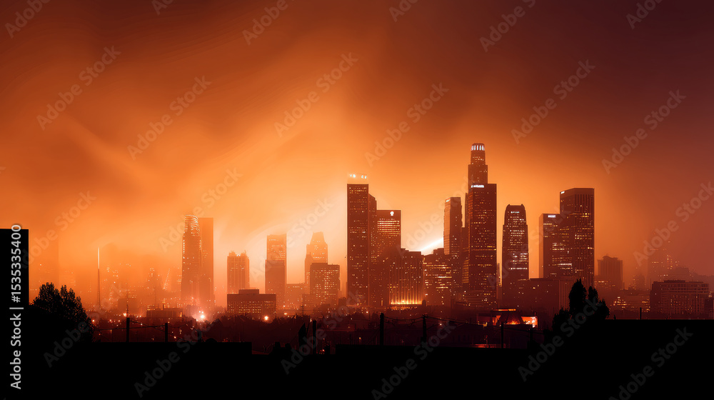 Industry metallurgical plant dawn smoke smog emissions bad ecology. Concept of air pollution in the city. Call for urgent action to protect the environment. Industry metallurgical plant dawn smoke smog emissions bad ecology. Concept of air pollution in the city. Call for urgent action to protect the environment.