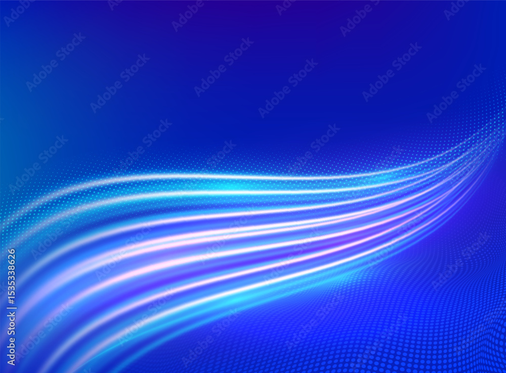 Fototapeta premium Blue Abstract Vector Background
