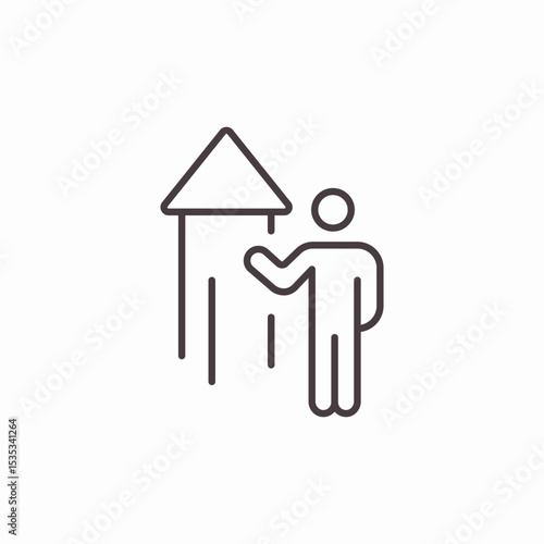 person house icon sign vector