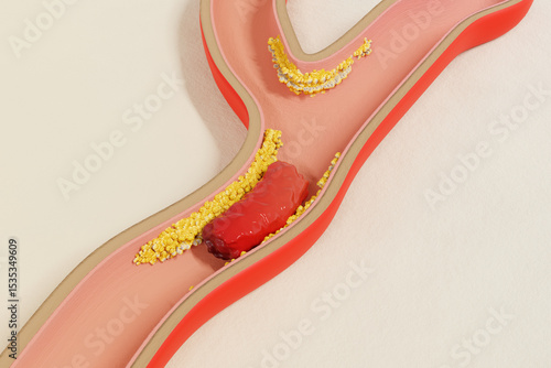 Canvas Print Hyperlipidemia concept