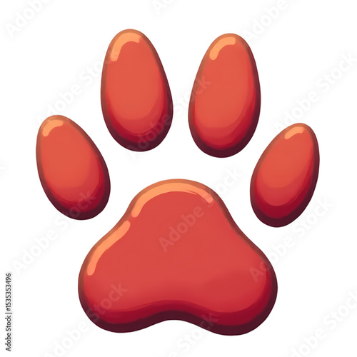 Wallpaper Mural Cuddly dog paw prints Torontodigital.ca