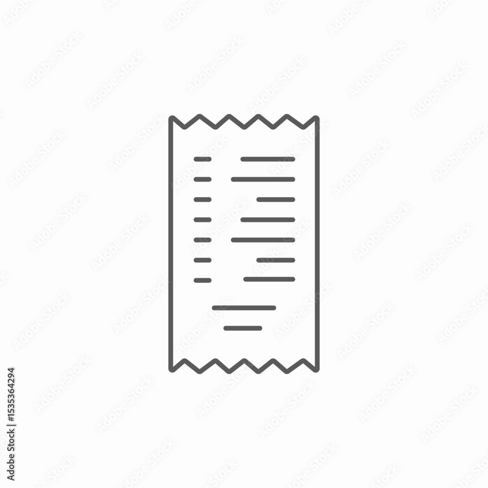 bill invoice icon sign vector bill invoice icon sign vector