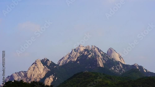 북한산 칼바위능선 타임랩스 