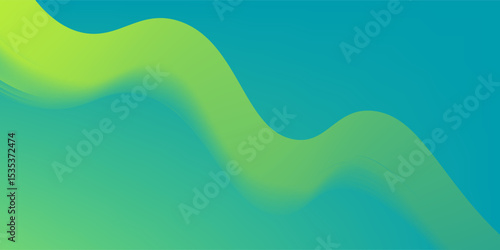 vector Abstract background light green modern corporate concept with light yellow color pattern can be edited wavy.