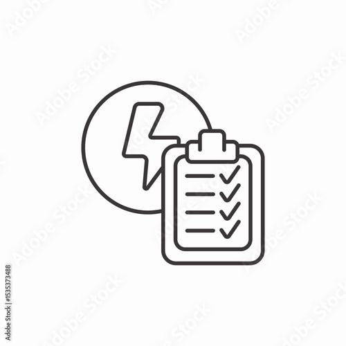 energy audit icon sign vector