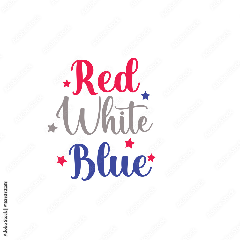 Fototapeta premium 4th of July, Independent SVG design