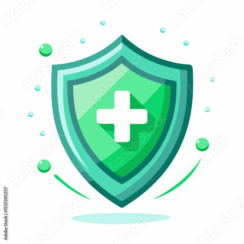 vector illustration of safe heath logo