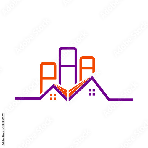 PAA Real State logo design, PAA simple and modern logo. PAA luxurious alphabet design