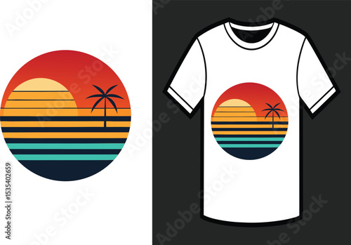  new retro stipe t-shirt design 