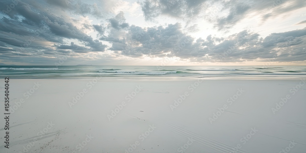 Obraz premium Pure White Sands, Infinite Perspective