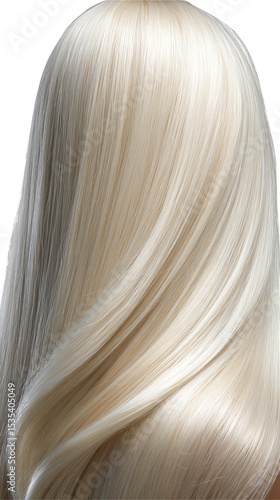 Wallpaper Mural Isolated Extra long pastel blonde hair isolated on white background, pastel blonde hair with soft shine and luxury motion flow, isolated extra long pastel blonde hair with elegant shiny strands. PNG Torontodigital.ca