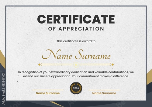 award certificate template design, Certificate of Appreciation template, Certificate of achievement, awards diploma. day 229