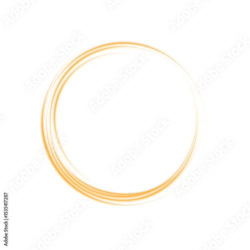 Astractive Yellow Swirls on a Transparent Background Perfect for Creative and Artistic Design Projects